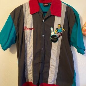 Homer Simpson Bowling Shirt